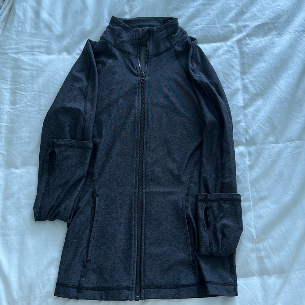 Zella Zip Up Workout Sweatshirt with mesh back